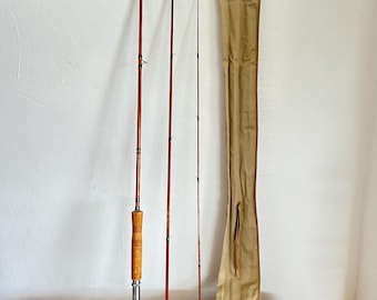 Canne à pêche à la mouche en bambou