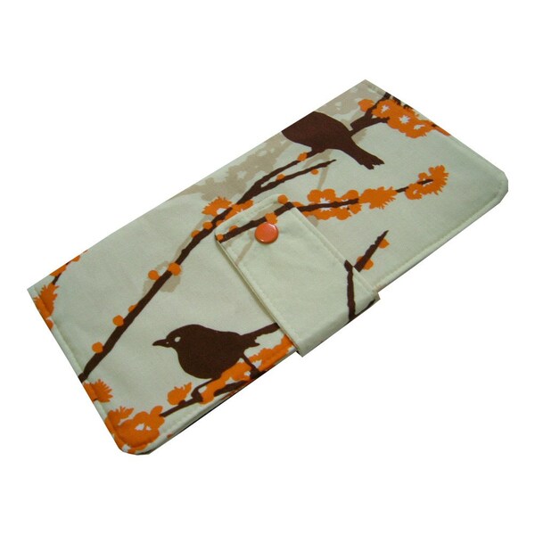 Brown Birds of a Feather Wallet Pocketbook