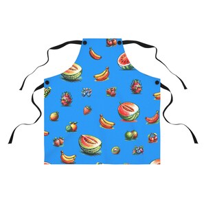 Fruity Chef Apron: Vibrant Colorful Cooking Accessory
