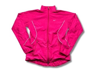 Vintage Nike Windbreaker Trackjacket M Pink