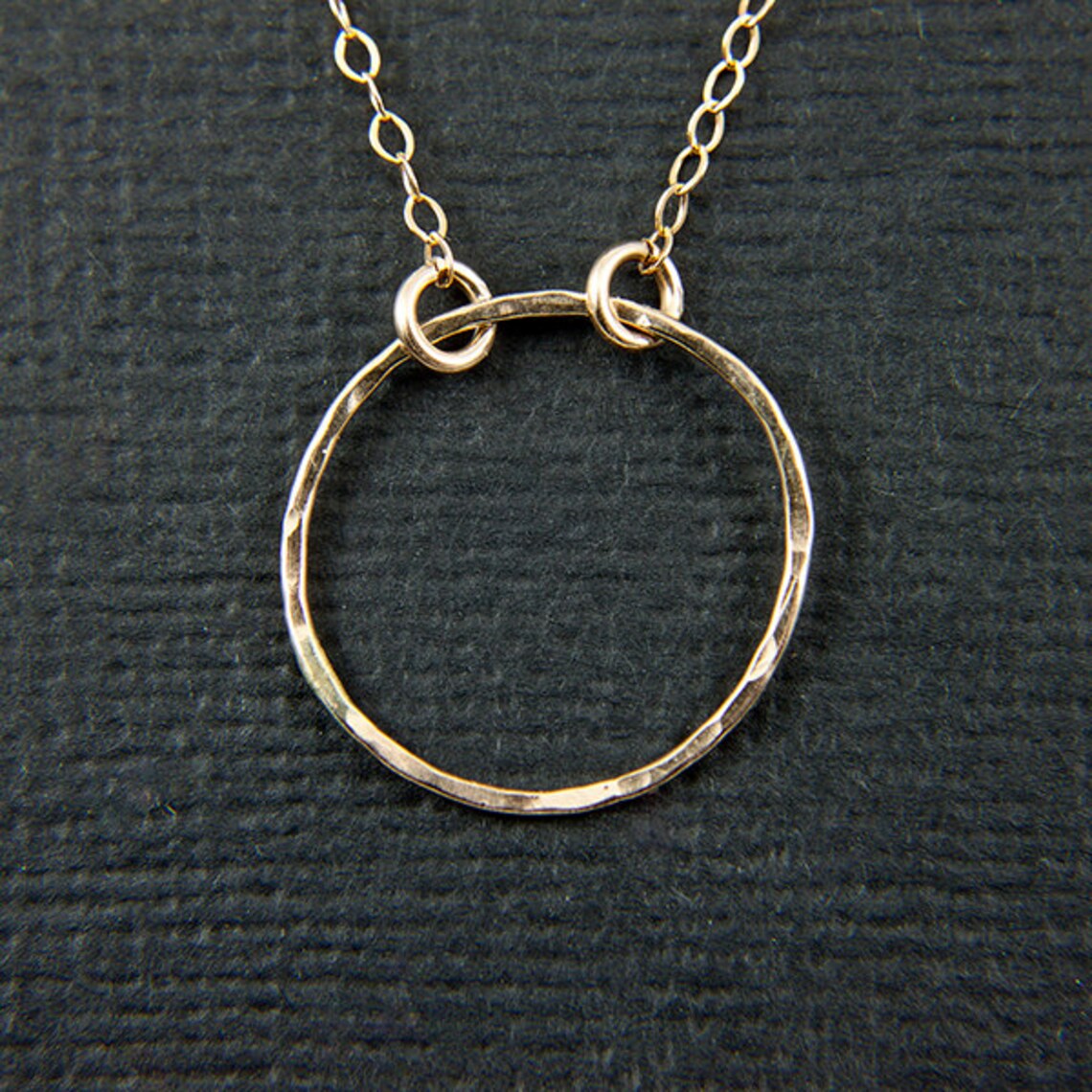Eternal Promise Ring Necklace Promise Collection Circle Etsy