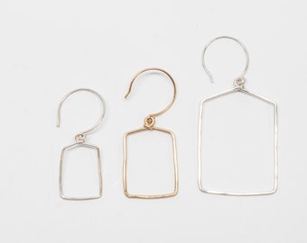 Shape Hoop Earrings - Square - Essential Hoops