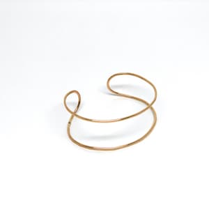 Double Cuff Bangle in Gold Fill, Rose Gold Fill or Sterling