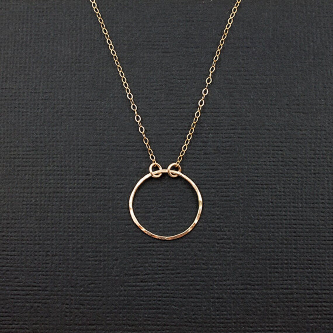 Eternal Promise Ring Necklace Promise Collection Circle Etsy