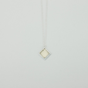 Double Stacked Square Necklace