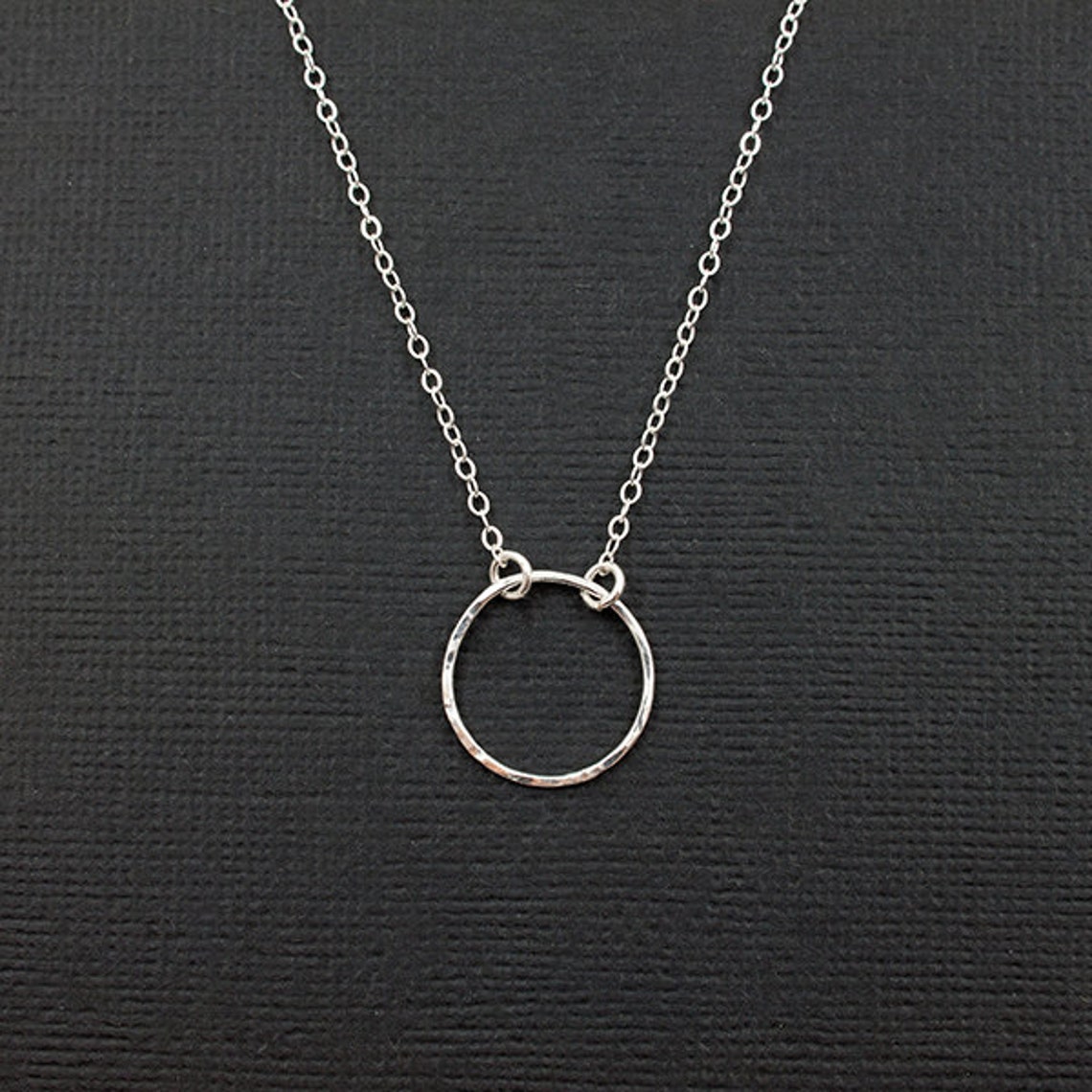 Eternal Promise Ring Necklace Promise Collection Circle Etsy