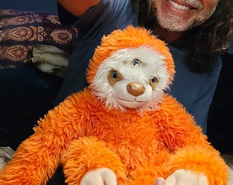 RW2 Flash 3 eyed 3 toed sloth limited edition plush suffed animal by Robert Walker