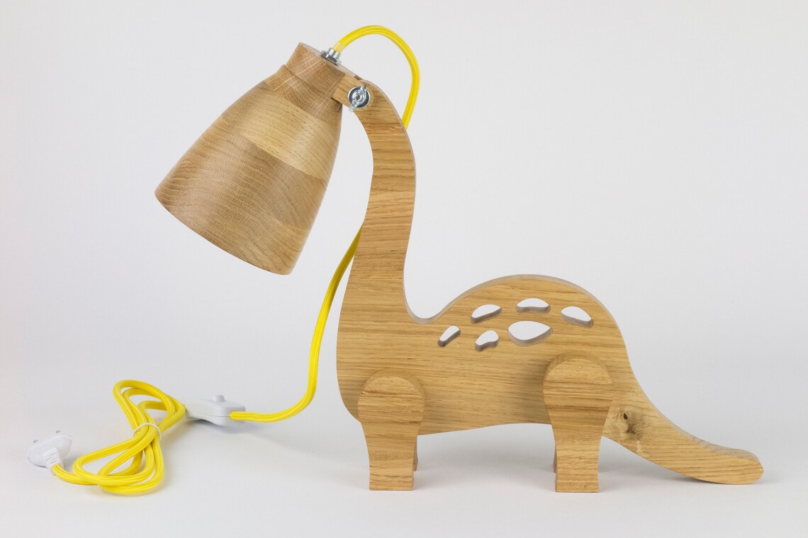 Dinosaur Table Lamp For Kids Bedroom - Gift For All Ages, Cute Dragon Lamp Toddler Boys Girls, Dinosaur Room Decor Boys, Birthday Gifts Kids, Brother