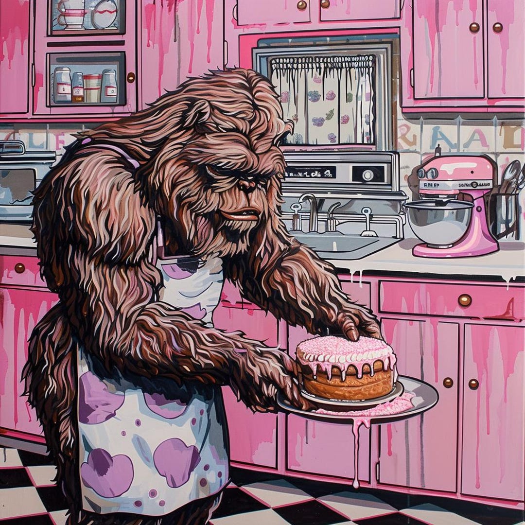 Hairy Baker - Etsy