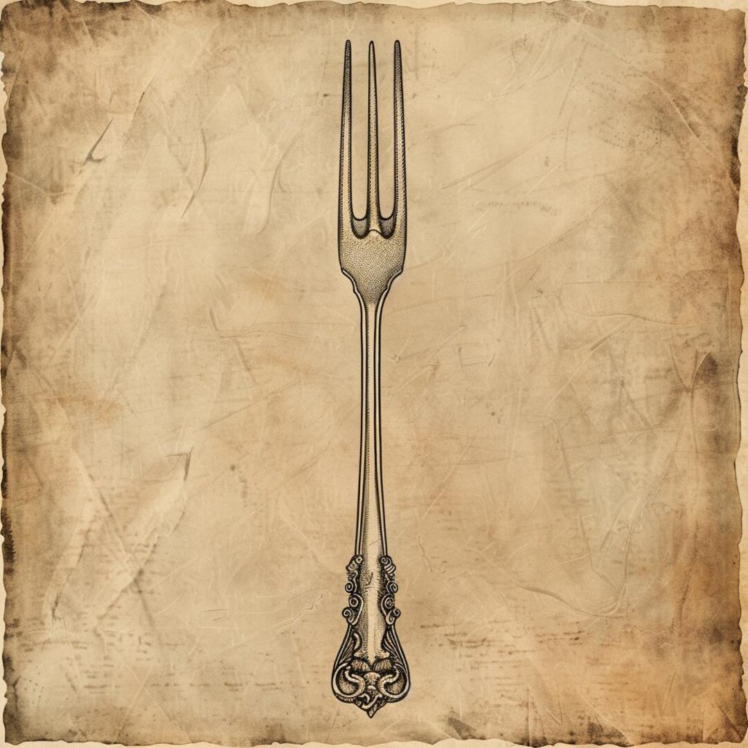 Fork (vintage Vibe) - Etsy