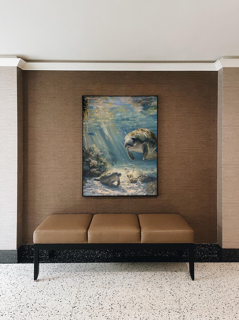 Manatee gentle Giants Etsy