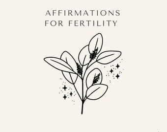 Fertility Affirmation Cards Printable