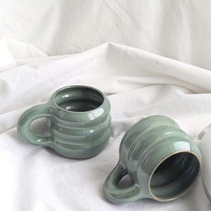 handmade ceramic coffee mug