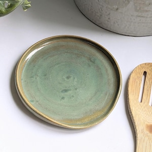 Handcrafted ceramic spoon rest