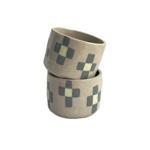 handmade ceramic pot cup