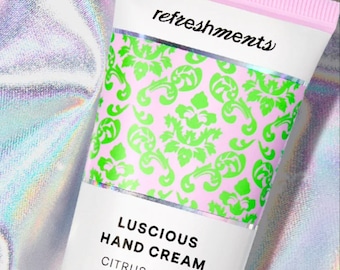 Neu im Paket Erfrischungen Luscious Hand Cream 2 FL OZ Citrus Spritz