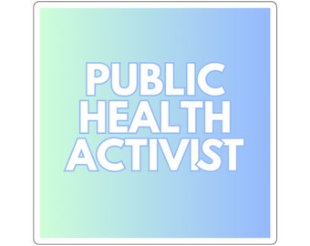 Community Health Programs Graphics Sticker Public Health Activist Square Sticker - Pride - Etsy