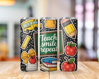 Personalized Teacher Tumbler: Stainless Steel Composition Book Travel Cup, Gift for Teachers, Back To School Tumbler, Composition Book Tumbl