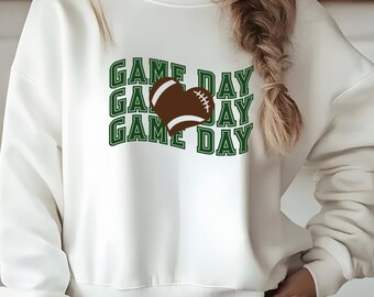 Game Day Football Crewneck Sweatshirt, Football Shirt, Playoff Sweatshirt, Sport Sweatshirt, Sunday Football Shirt, NFL, Football Teams.