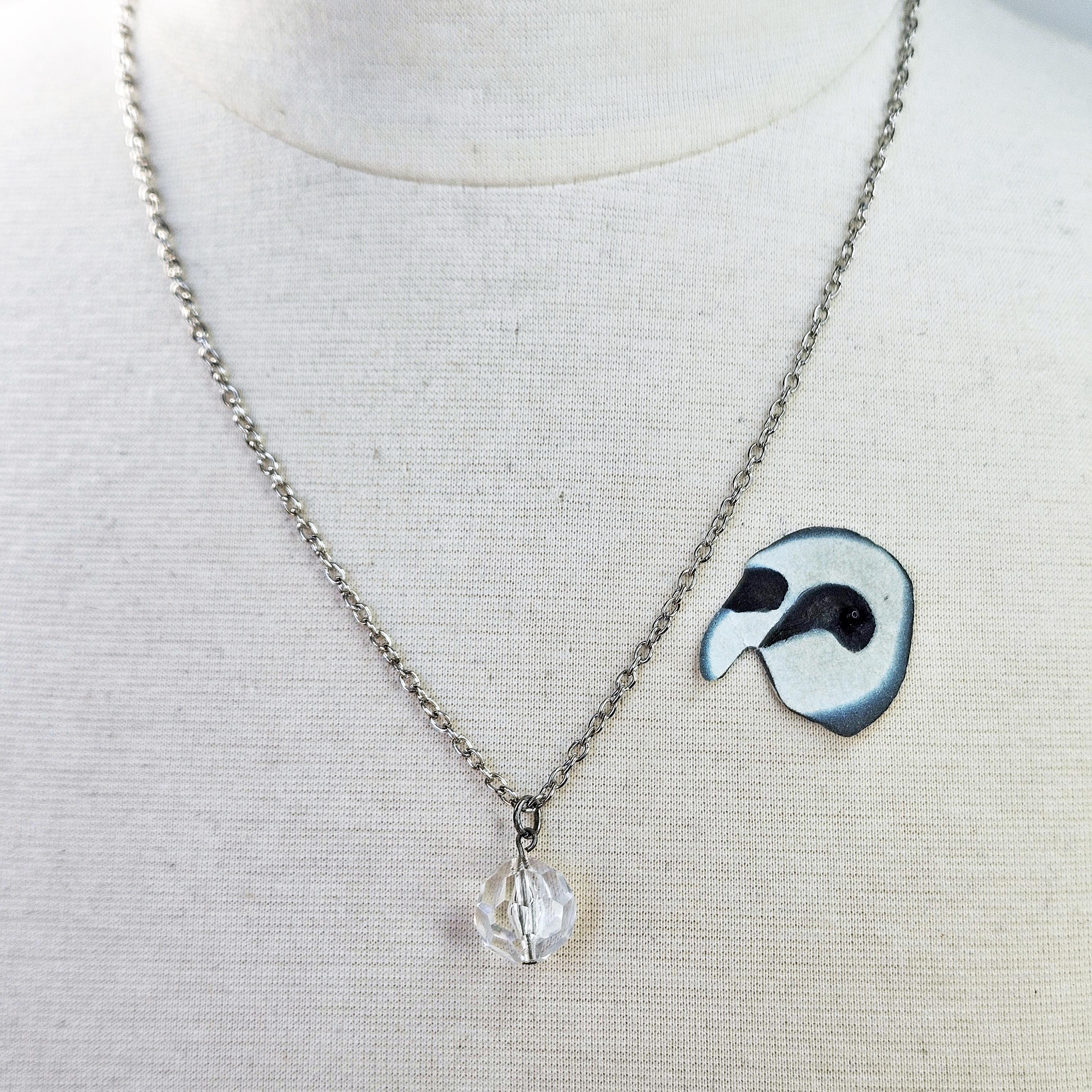 Phantom of the Opera Upcycled Necklace With Stage Used 14mm 