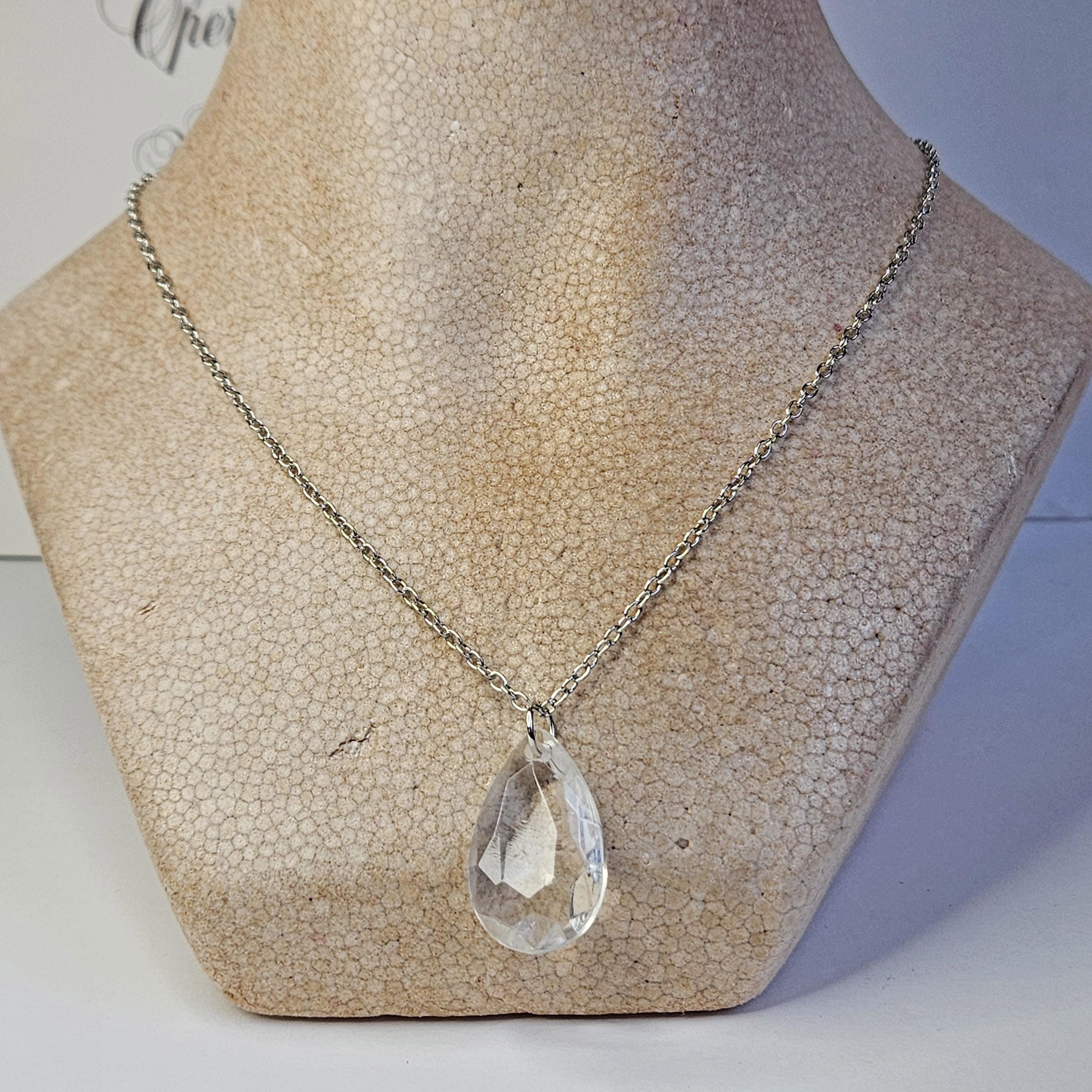 Phantom of the Opera Upcycled Necklace With Stage Used Acrylic 