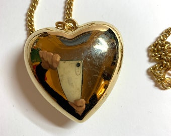 #44 Choose a Color!Heart Necklace Chain Pendant Silver Tone,Gold Tone,Dark Gray #44 Choose a Color!Heart Necklace Chain Pendant Silver Tone,Gold Tone,Dark Gray