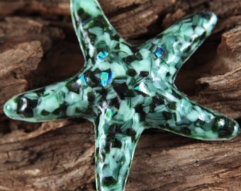 Make a Difference One Starfish at a Time...SPRING Fused Glass Starfish