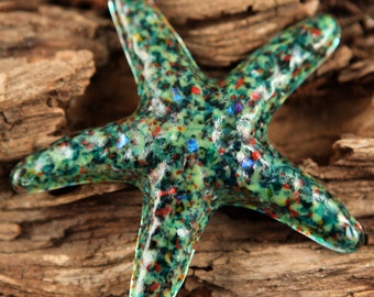 Make a Difference One Starfish at a Time...EXPERIMENTAL Fused Glass Starfish