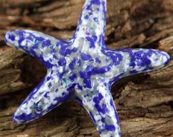 Make a Difference One Starfish at a Time...GALAXY Fused Glass Starfish