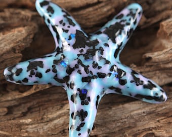 Make a Difference One Starfish at a Time...CHARLOTTE Fused Glass Starfish