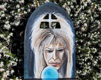 labyrinth Jareth David Bowie Inspired Fairy Door with Door Knockers