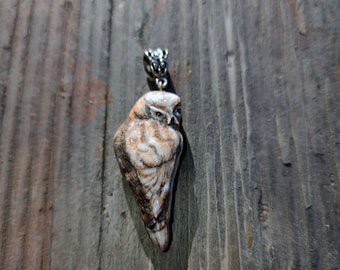 Beautiful Brown Owl Pendant