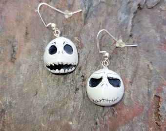 Two Faces of Jack Wonderful Handmade Earrings NBC