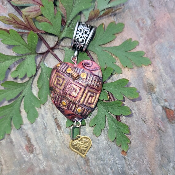 Steampunk Tin Man Heart Pendant Great for Valentines Day Etsy