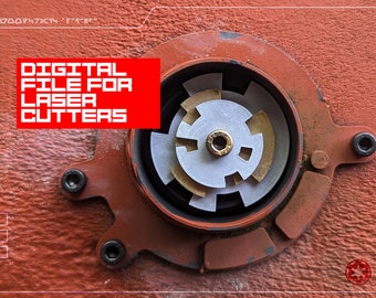 Greebles - Juice & Coffee Lid Socket Kit - DIGITAL FILE ONLY - for Star Wars and Sci Fi Inspired Propmaking