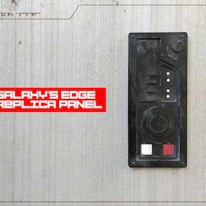 Replica Galaxy&#39;s Edge Control Panel - Handpainted Weathering - Perfect Gift for a Star Wars fan