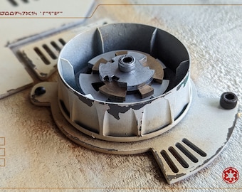 Greebles - Juice & Coffee Lid Socket Kit - for Star Wars and Sci Fi Inspired Propmaking