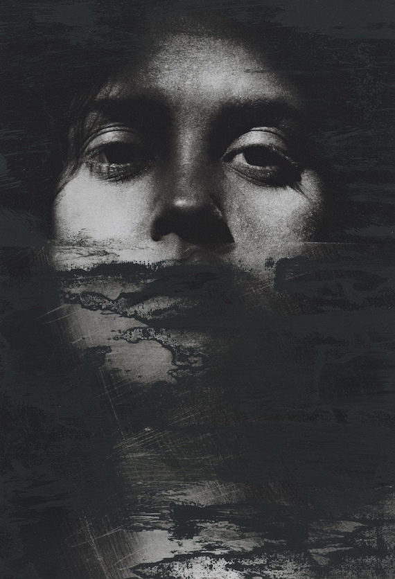 OOAK Mixedmedia Fine Art Photography Surreal Photo Print Girl Etsy