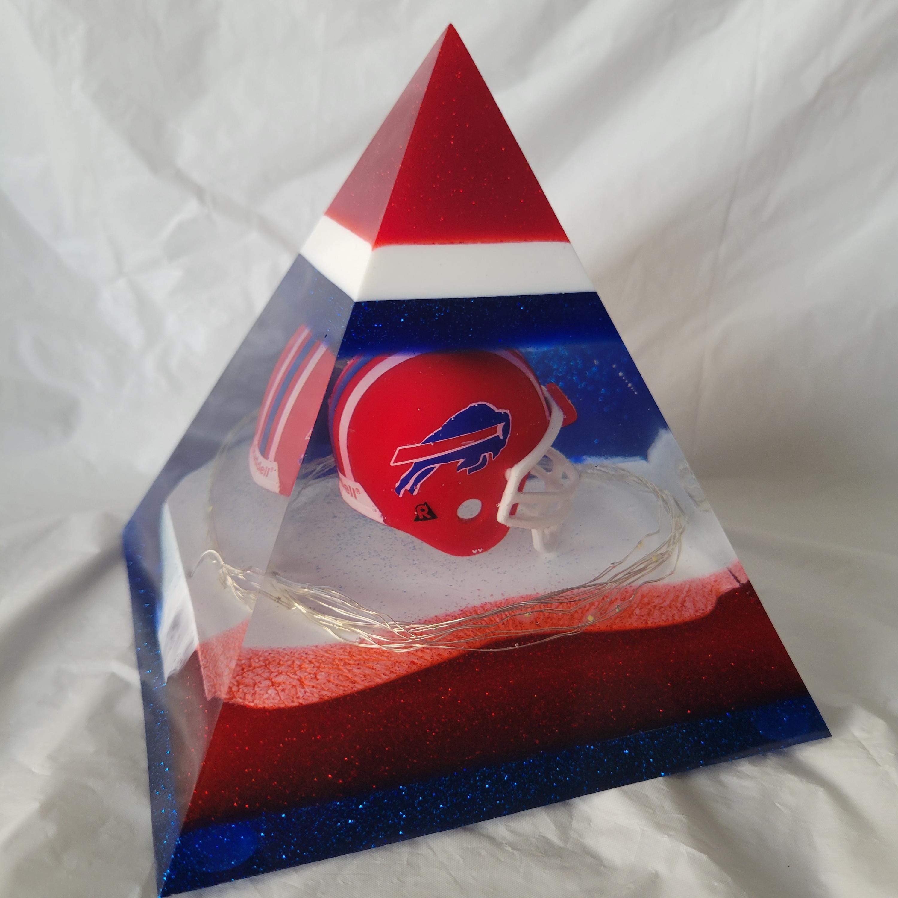 Buffalo Bills Lighted Football Pyramid - Etsy