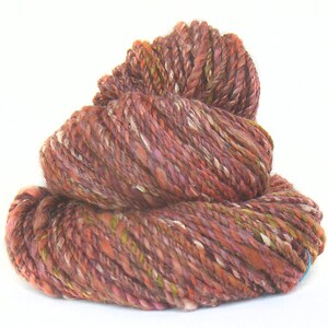 Handspun handcarded bfl merino silk soysilk baby alpaca yarn