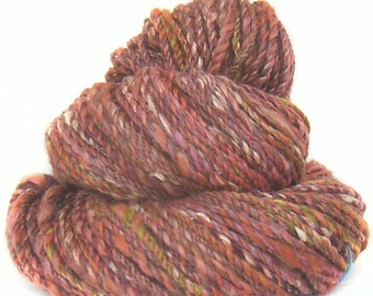 Handspun handcarded bfl merino silk soysilk baby alpaca yarn