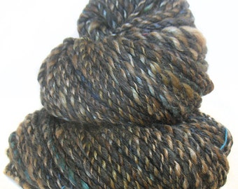 Superbulky Handspun yarn baby camel silk Merino wool