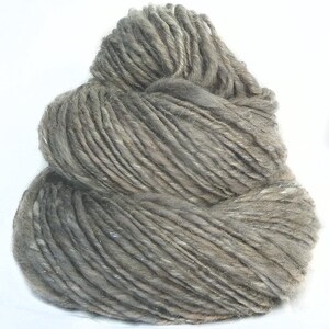 Handspun yarn hand carded Merino wool baby alpaca soysilk sparkle singles yarn