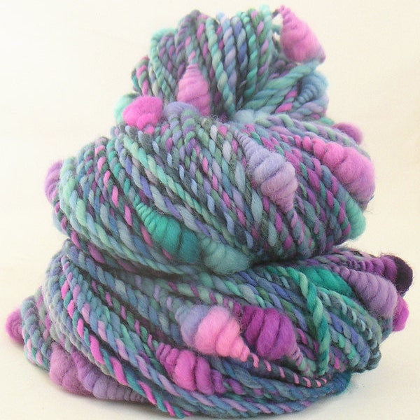 Handdyed di secondo handspun arte filati Lana Merino con bobine