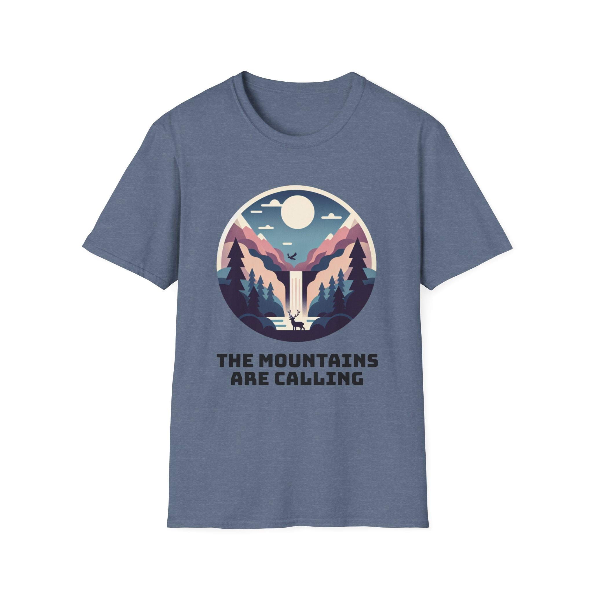 The Mountain Men's DJ Night T-Shirt - 3D Graphic Print, 100% Cotton, Hand-Dyed, Made In USA - View #7