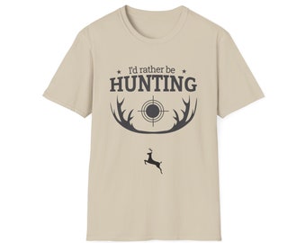 I'd Rather Be Hunting Unisex Softstyle T-Shirt
