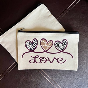 Love makeup bag