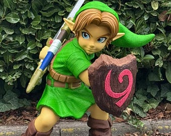 Young Link Life Size prop Unpainted or painted. Legend of Zelda.