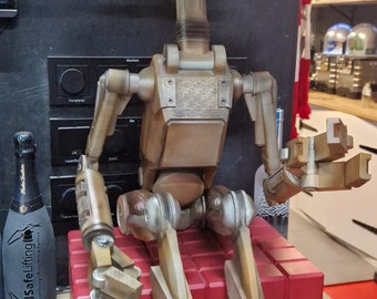 Lebensgroßer Star Wars Pit Droid Rohbausatz unbemalt