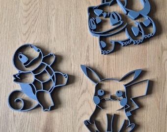 Pokemon Pikachu, Mew, wall decoration , Bedroom wall dec. Gameroom choose your color and Pokémon! Feel free to message me with any questions